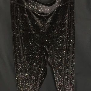 Victoria’s Secret PINK Glitter Velvet Leggings